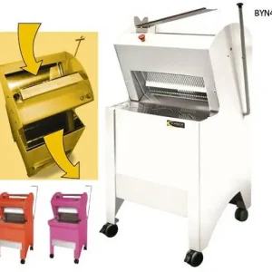 HorecaTraders Broodsnijmachine | Wit | Semi-Automatisch | Brood via Bovenzijde | 550W Superprijs