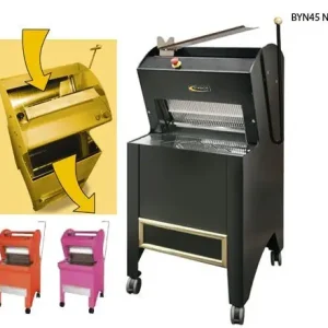 HorecaTraders Broodsnijmachine Zwart | Semi-Automatisch | Brood via Bovenzijde | 550W Express Levering