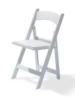 HorecaTraders Klapstoel | Wit | 45x45x78cm | Opklapbaar Populair