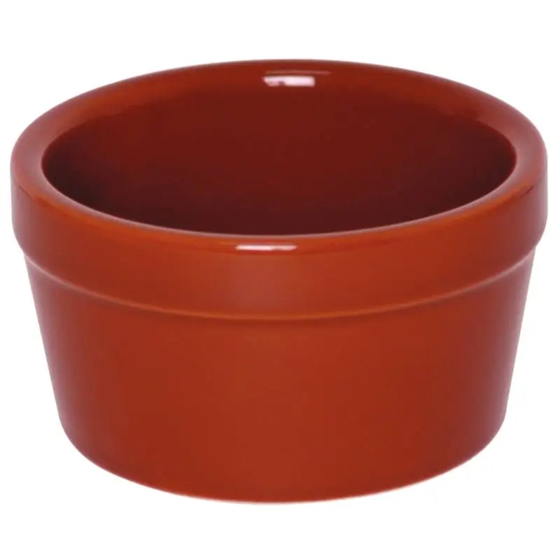 Olympia Bruine Porselein Saus Schaaltjes 9,5cm | 6 stuks Op = Op