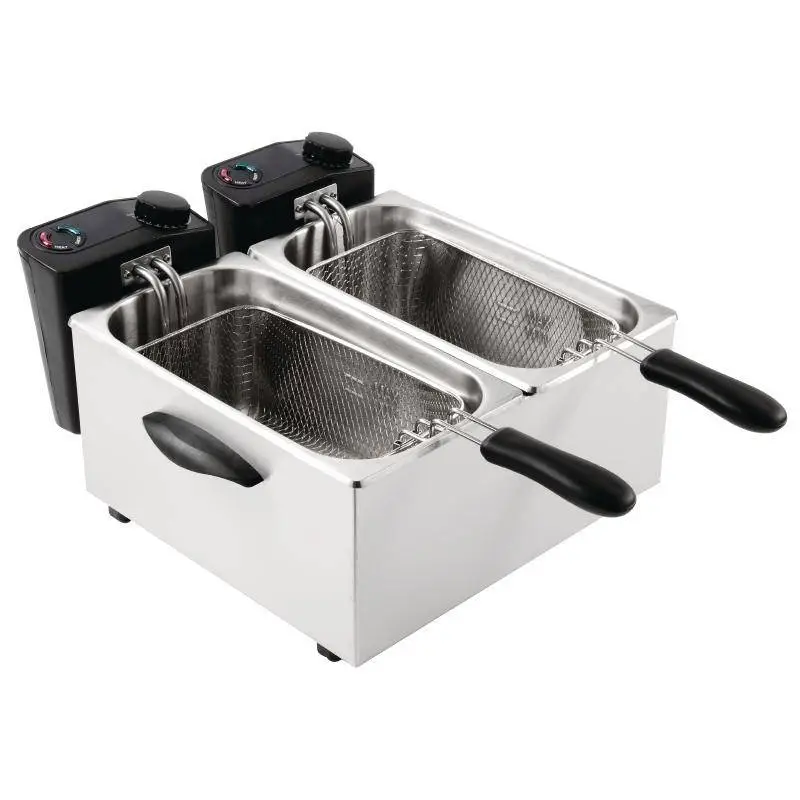 Finale Uitverkoop Buffalo Friteuse - 2 x 3,5 Liter - COMBIDEAL