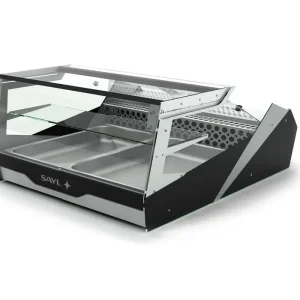 HorecaTraders Buffet Koelvitrine |1/1GN 65mm Bakken | LED Verlichting | Beschikbaar in 2 maten Beperkte Voorraad