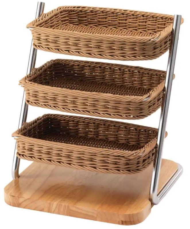 Speciale Aanbieding HorecaTraders Buffet standaard met Mand