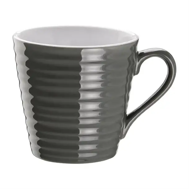 OlympiaCafe Aroma Mok Houtskool -| 340ml 11.5fl oz (Doos 6)| Prijsgarantie Gereduceerde Prijs