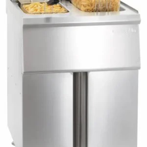 Casselin Elektrische Friteuse met Onderstel | 2x10L Alleen Vandaag