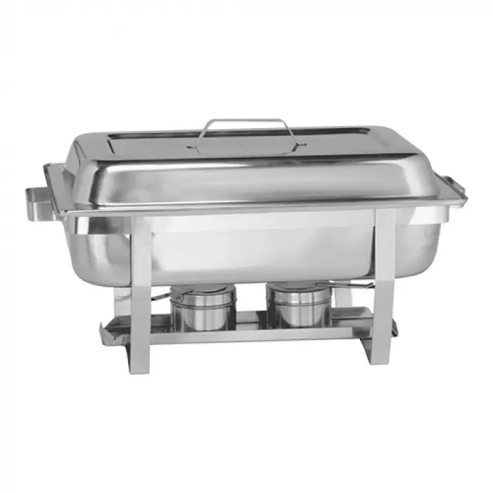 Exclusieve Aanbieding HorecaTraders Chafing Dish | 1/1 GN | RVS | 35,3x60,5x30,2cm