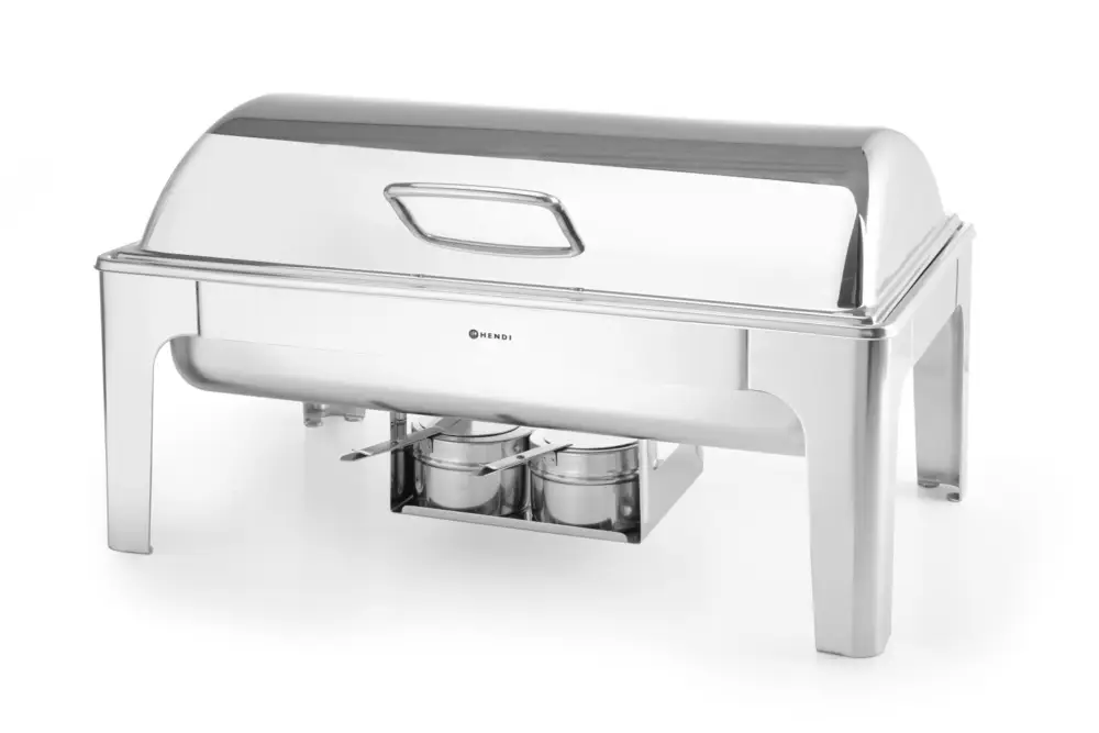 Populair Hendi Chafing dish 1/1 mirror finish | rvs