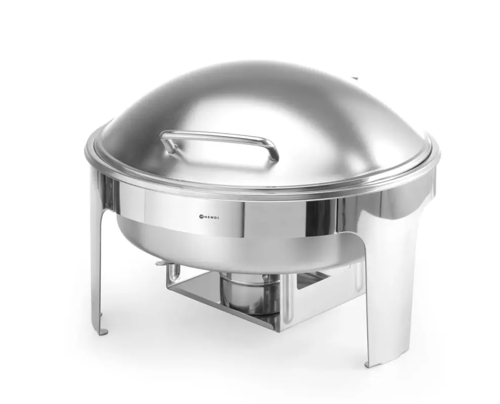 Uitverkoop Hendi Chafing dish rond satin finish | rvs