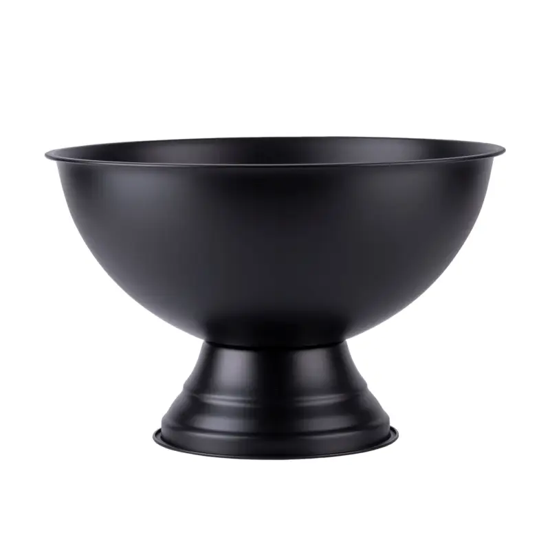 HorecaTraders Champagne bowl | Kunststof | Zwart gelaagd | Ø34 x 22 cm Speciale Aanbieding