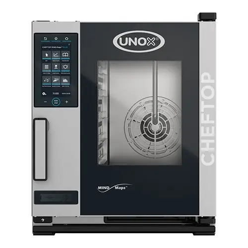 Beperkt Aanbod Unox ChefTop MindCompact | RVS | +30°/+260°C | 64.9 x 53.5 x 87.2 cm