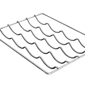 Beperkte Voorraad HorecaTraders Chrome Wijnplank | Staal | 2,5(H)x50x34,6cm