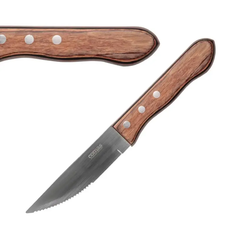 Bestel Nu Comas Churrasco steakmes | 6 Stuks | Hout