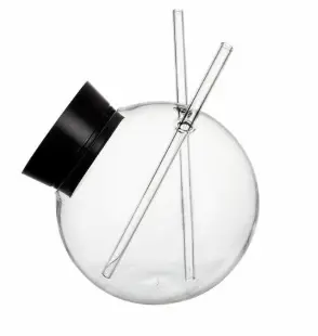 Lage Kosten HorecaTraders Cocktail Glas | 300ml | 2 Rietjes