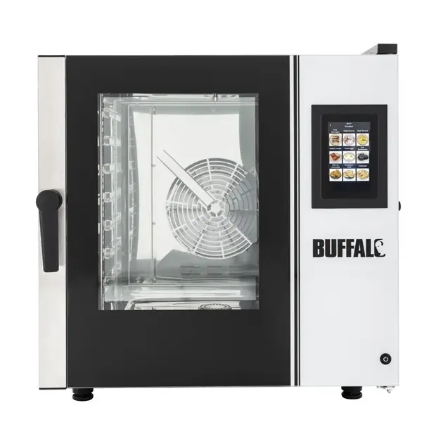 Finale Uitverkoop Buffalo Combi Oven rvs met Installatiekit 82,5h x 79b x 79d cm