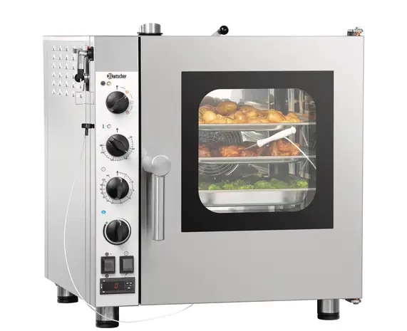 Op = Op Bartscher Combi-steamer | 5x2/3 GN | 62x78x67,5cm