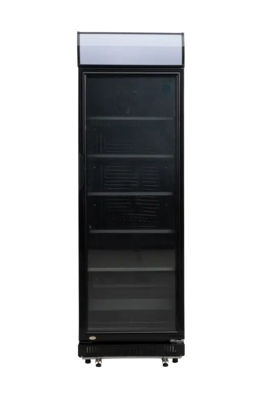 Exclusieve Aanbieding Exquisit Glasdeurkoeler met Display - 300 Liter - Zwart - 192cm Hoog