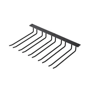 HorecaTraders Glashouder Zwart voor Plafondmontage - 300mm - Voor ca. 15 Glazen Actieprijs