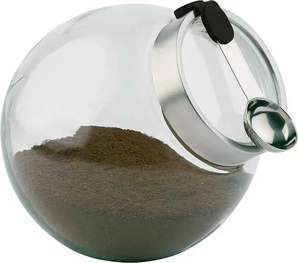 APS Glazen koffie/kruiden bewaarpot Weekendaanbieding
