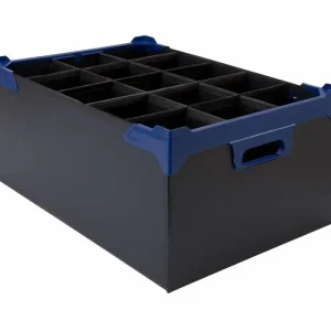 Betrouwbaar HorecaTraders Glazen Opbergdoos | 15 glazen | 500x345x200mm | 5 stuks