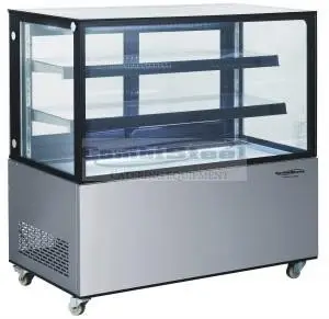 HorecaTraders Glazen Toonbank vitrine | 122x68x(h)127 cm Speciale Aanbieding