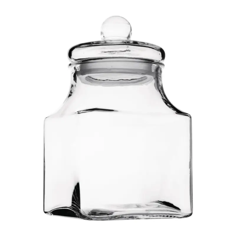 Beperkte Voorraad Olympia Glazen voorraadpot | vierkant | 2,9L