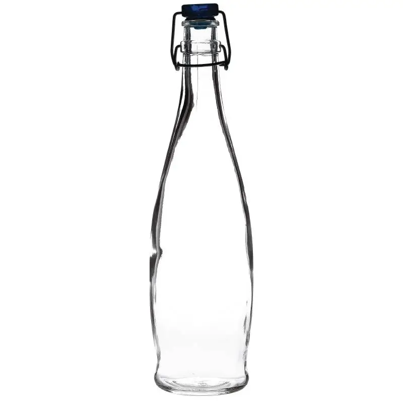 Meest Verkocht HorecaTraders Glazen waterflessen met beugelsluiting, 1 l (6 stuks)