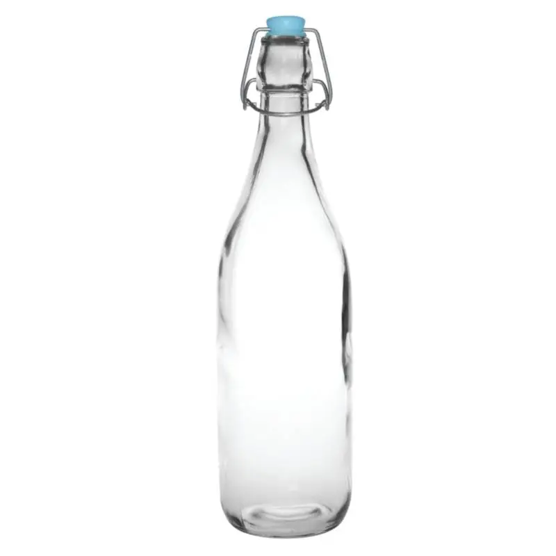 Olympia Glazen waterflessen met beugelsluiting, 1180 ml (6 stuks) Alleen Vandaag