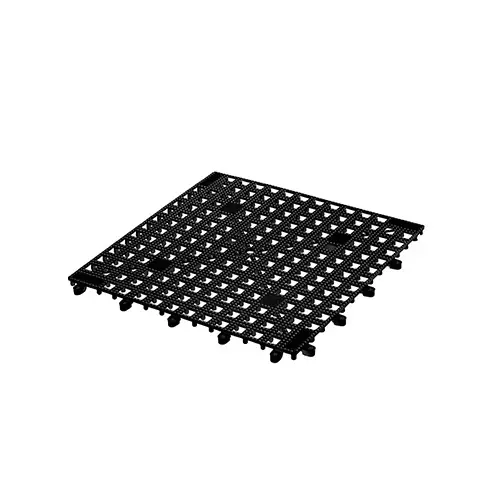 Seizoensaanbieding HorecaTraders Glazen afdruipmat | 33x33cm| Zwart