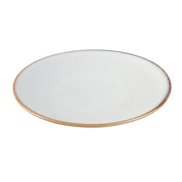 Olympia Grijze effen coupeplaten 230 mm pak van 6 2,7hx 23Øcm Actieprijs