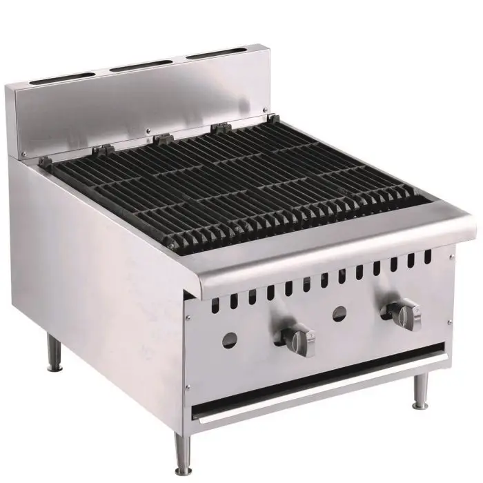 Combisteel Grillplaat | Gas/Lavasteen | 18kW | 615 x 800 x 590 mm Beperkt Aanbod