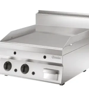 Seizoensaanbieding Bartscher Grillplaat glad | gas | Inclusief schrapper