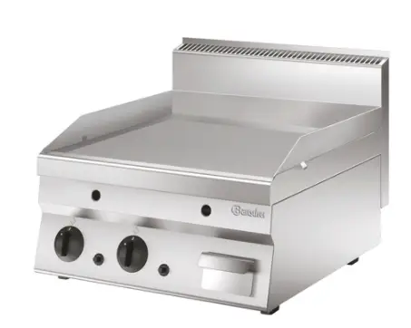 Seizoensaanbieding Bartscher Grillplaat glad | gas | Inclusief schrapper