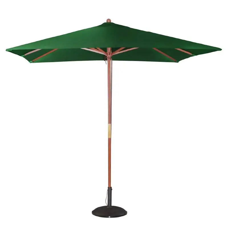 HorecaTraders Groen vierkant parasol 2,7(h)x 2,5(l)x 2,5(b) meter Hete Deal