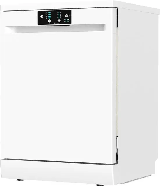 Alleen Vandaag HorecaTraders Exquisit GSP8614-450DW - Vaatwasser - Vrijstaand - Startuitstel - 14 Couverts - 47dB - Wit
