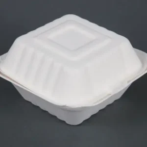 HorecaTraders Hamburgerbakjes | 15 x 15 cm | Wit | 500 St. Finale Uitverkoop