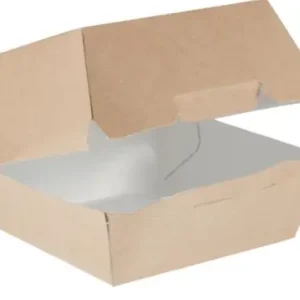Express Levering HorecaTraders Hamburgerdoosjes afbreekbaar | 10,8x10,8 cm | 250 stuks