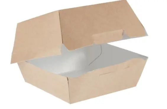 Express Levering HorecaTraders Hamburgerdoosjes afbreekbaar | 10,8x10,8 cm | 250 stuks