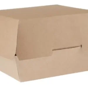 Beperkt Aanbod HorecaTradersHamburgerdoosjes composteerbaar | 13,5cm | 250 stuks
