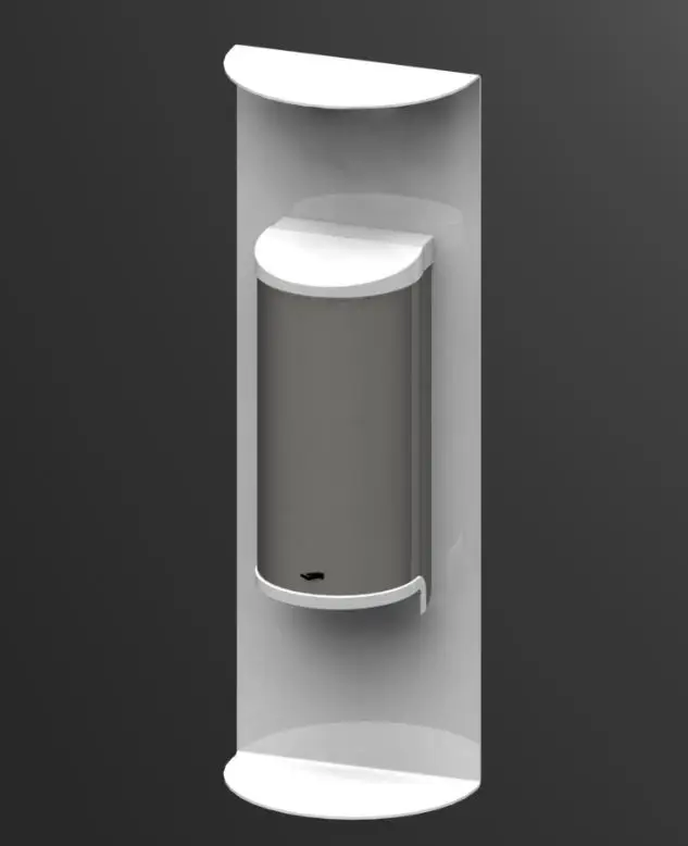 Saro Handdesinfectie Dispenser | 800ml | Wit | No Touch Op = Op