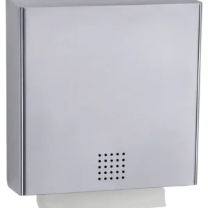 Dagaanbieding HorecaTraders Handdoekdispenser | RVS| 1,5 mm | B 300 x D 123 x H 300 mm