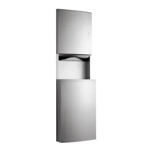 HorecaTraders Handdoekverdeler met afvalbak – RVS – Inbouwmodel – 1430 mm – Satijn afwerking Exclusieve Aanbieding