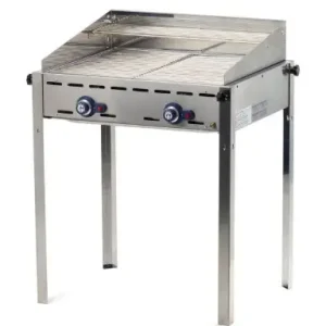 Flitsaanbieding Hendi Green Fire met 2 Branders | met Windkap | 2 Roest Vast Stalen Roosters