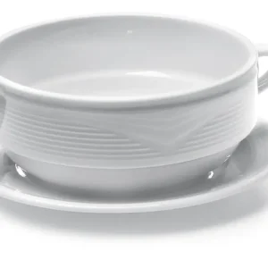 Hendi Hendi Hoogglans Wit Porselein Soepkom | 380 ml | 12 stuks ( Meest Verkocht