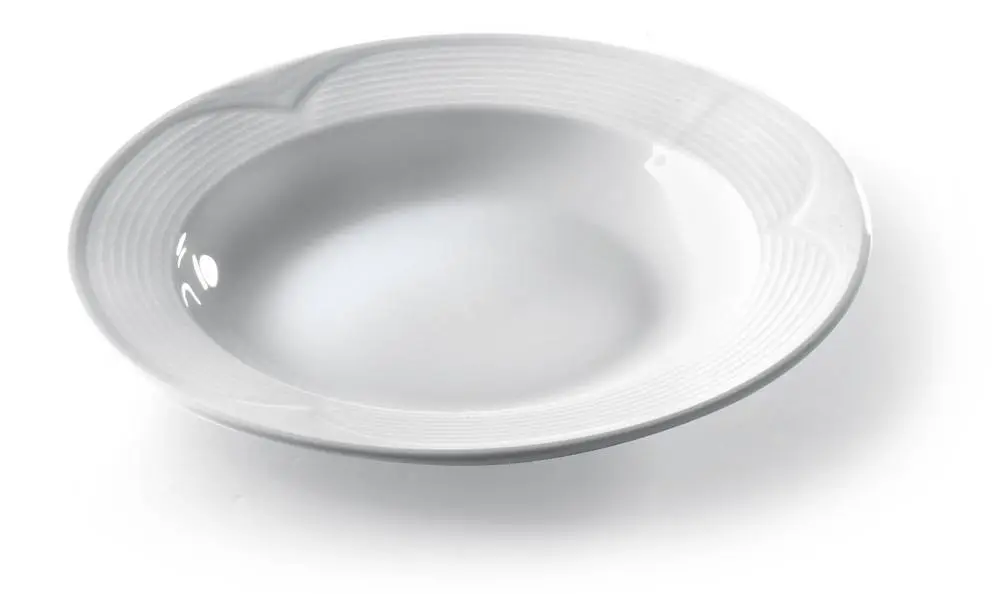 Hendi Hendi Pastabord Diep Porselein Wit | 22 cm (12 stuks) Nieuw