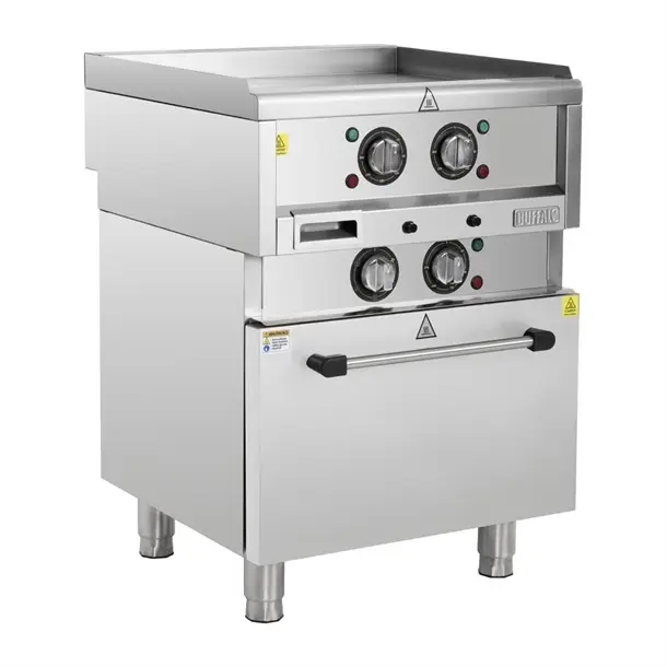 Buffalo Hetelucht oven met bakplaatb600 mm Exclusieve Aanbieding