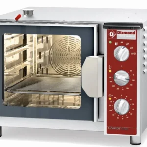 Beperkt Aanbod HorecaTraders Heteluchtoven met stoomcombinatie voor 4x 2/3 GN