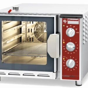 Direct Verzonden HorecaTraders Heteluchtoven met stoomfunctie voor 4x 1/1 GN