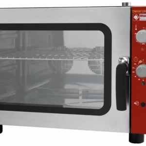 Gereduceerde Prijs HorecaTraders Heteluchtoven met stoomfunctie voor 4x60x40 cm