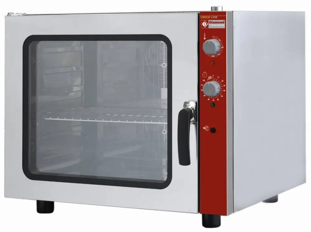 HorecaTraders Heteluchtoven met stoomfunctie voor 6x 60x40 cm Superprijs