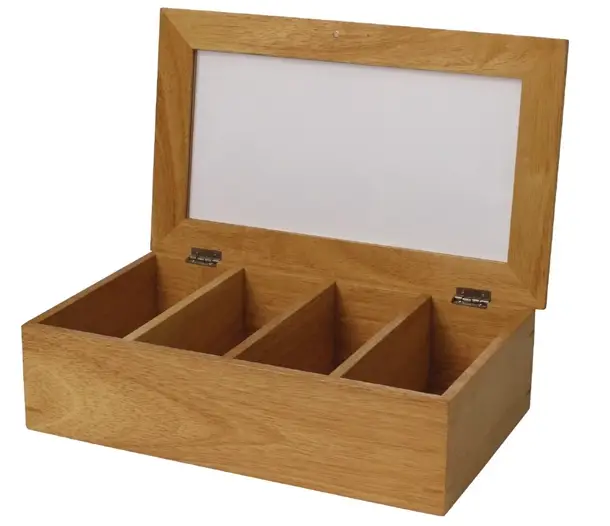 Gratis Retour Olympiaheveahouten theedoos | 9cm(h) x 33,5cm(b) x 20cm